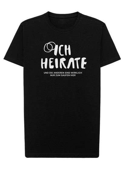 ICH HEIRATE 2in1 T-Shirt mit auswaschbarem Print