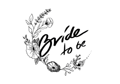 BRIDE TO BE 2in1 T-Shirt mit auswaschbarem Print